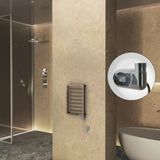 NAXOS Elektrikli Havlupan 450x655 Rose Gold Parlak (Thesis Termostat) 200W