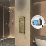 NAXOS Elektrikli Havlupan 500x1193 Altın (Musa Termostat) 300W