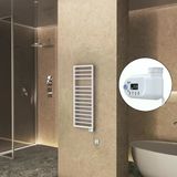 Naxos Elektrikli Havlupan 500X1193 Beyaz Mat (Thesis Termostat) 600W