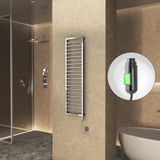 NAXOS Elektrikli Havlupan 500x1655 Krom (OnOff Düğmeli) 600W