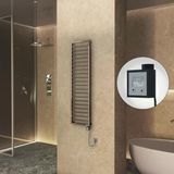 NAXOS Elektrikli Havlupan 500x1655 Rose Gold Parlak (KTX3 Termostat) 600W Spiral Kablolu