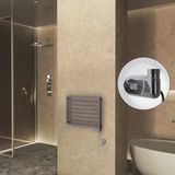 NAXOS Elektrikli Havlupan 800x578 Antrasit Texture (Thesis Termostat) 300W