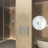 NAXOS Elektrikli Havlupan 800x578 Beyaz Mat (OnOff Düğmeli) 300W