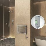 NAXOS Elektrikli Havlupan 800x578 Gri 7012 Texture (OnOff Düğmeli) 300W