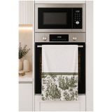 naya home Dekoratif Mutfak Pamuklu Fırın Havlusu Özel Desenli Etnik Model 35x50 cm Yıkanabilir ürün adı