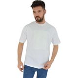 Naykı Erkek Baskılı Oversize Tişört 2379 BGL-ST02804 - XL - Beyaz