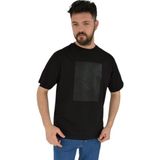 Naykı Erkek Baskılı Oversize Tişört 2379 BGL-ST02804 - XL - Siyah