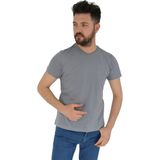 Naykı Erkek V Yaka Tişört Penye BGL-ST02801 - M - Gri