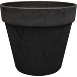 Nayla Siyah Plastik Saksı 25x23cm