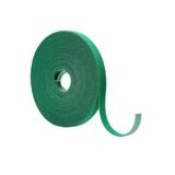 Naylon Bahçe Bitki Bağlama Bandı, Yeşil, Cırt Cırt, 1 cm x 10 Metre, Sera ve Bahçe Işleri Için
