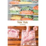 Naylon Torba 25X40CM Üçlük Şeffaf Şeker Bakliyat Bakkaliye Torbası/dolap Poşeti Kalın 1kg - Beyaz