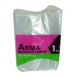 Naylon Torba Arma Şeffaf Bakkaliye Kuruyemiş Şeker Torbası 28x45 ( 4 Lük ) Takribi 115 Adet 1000 Gr