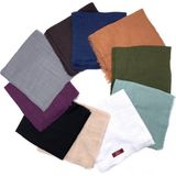 Naz Ipek 10'lu Paket Flamlı Yazma Set Eşarp Tülbent Dağıtmalık Hediyelik 100X100 - Çok Renkli