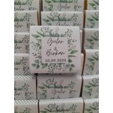 Naz Mutlu Design Sargılı Madlen Özel Etiketli Sütlü Madlen Çikolata Nişan Söz Düğün Kına Sünnet Babyshower Hediyelik
