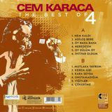 Naz Müzik Plak Cem Karaca Rock 33'lük The Best Of 4 Albüm Klasik Şarkılar Renkli Kapaklı