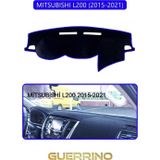 Naz Oto MITSUBISHI L200 2015-2021TORPİDO KORUMA HALISI MAVİ KENAR