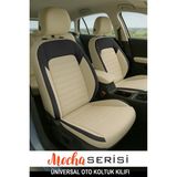 Naz Oto Mocha Taytüyü Oto Koltuk Kılıfı (Opel Corsa-Astra-Vectra Uyumlu) - Bej
