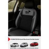 Naz Oto Thor Tay Tüyü Oto Koltuk Kılıfı (Hyundai I20-I30-Accent-Blue-Era-Getz Uyumlu) - Gri