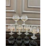 Nazan Home Bohemia Kristal El Işi Gold Ayaklı Kahve Yanı Su Bardağı - Altın