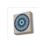 Nazar Boncuklu Desen Baskılı Taş Magnet 5X5