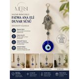 Nazar Boncuklu Fatma Ana Eli Duvar Süsü Dekoratif Nazarlık