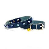 Nazar Boncuklu Yavru Ve Küçük Irk Köpek Tasması 1,5x29 cm Mavi XLarge