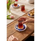 Nazar Porselen Çay Tabağı Lacivert