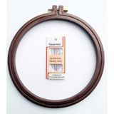 Nazarone Plastik Vidalı Kasnak Küçük Boy 1 No 19,5 cm + 6'lı Etamin Iğnesi