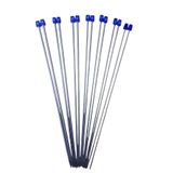 Nazarone Titanyum Paslanmaz Parlak Uzun Örgü Şiş Seti 35CM 2-2,5-3-3,5-4-4,5-5 mm Numara (7 Li Şiş Seti)