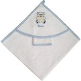 Nazbaby Ayıcıklı Bebek Havlusu - Mavi