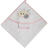 Nazbaby Bebek Havlusu Bulutlu - Pembe - 0 - 2 Yaş