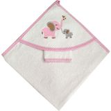 Nazbaby Bebek Havlusu Filli - Pembe - 0 - 2 Yaş