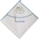 Nazbaby Yıldızlı Bebek Havlusu Mavi