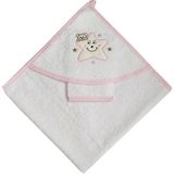 Nazbaby Yıldızlı Bebek Havlusu Pembe