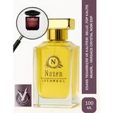 Nazen İstanbul Crystal Noir | Misk - Zencefil - Kakule - Şakayık | Iddialı ve Çarpıcı Intense Kadın Extrait Parfüm