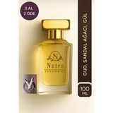 Nazen İstanbul Saray Koleksiyonu Oud - Sandal - Gül Extrait De Parfum Premium Intense 100 ml Unisex Parfüm