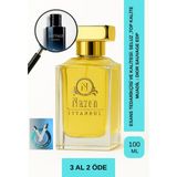 Nazen İstanbul Sauvage | Ambroxan- Misk - Vetiver - Sedir Ağacı | Odunsu ve Oryantal Intense Edp Erkek Parfüm - 100 ml