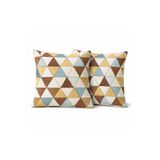 NazeninHome Dekoratif Kırlent % 100 Pamuk 40x40 cm Gofre Bürümcük Virginia ( 2 Adet )