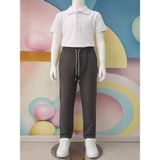 Nazhan Kids Gri Çocuk Okul Pantolonu - 8 Yaş