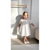 Nazhankids Beyaz Elbise-Bayramlık