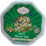 Nazhel Antep Fıstıklı Nazilli Bomba Helva 150 Gr.(Fıstık Ezme Dolgulu)