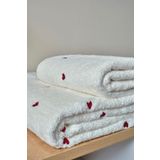 Nazik Home Amore Kalp Nakışlı El Havlusu (30 x 50 cm)