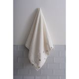 Nazik Home Bee Life Arı Nakışlı Yüz Havlusu (50 x 90 cm)