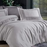 Nazik Home Dolce Organik Pamuk Saten Nevresim Takımı Gri