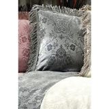 Nazik Home Jakar Desenli 4 Mevsim Sultan Yatak Örtüsü Gri Tek Kişilik