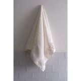 Nazik Home Madeira 3 Boyutlu Örgü Çiçek İşlemeli Yüz Havlusu (50 x 90 cm)