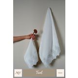 Nazik Home Tual Işlemeli Yüz Havlusu (50 X 90 Cm)