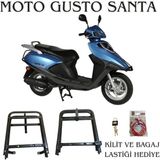 Nazilli Avm Motogusto Santa 125 Kızaklı Kurye Paket Çanta Demiri