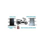NAZİLLİ AVM PCX 2014-2025 MODEL UYUMLU KIZAKLI KURYE PAKET ÇANTA DEMİRİ