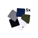 nazipek Flamlı 5'li Paket Pamuklu Yazma Eşarp 100x100cm